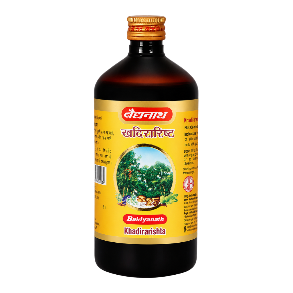 Baidyanath Khadirishta 450 ml buy online USA - 1